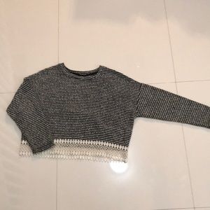 Long sleeve shirt/ hoodie a little short